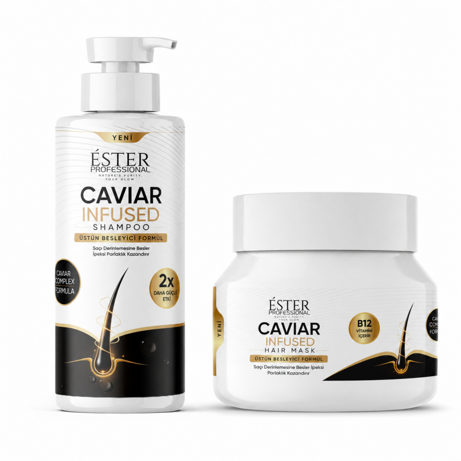 Caviar Infused Şampuan + Saç Maskesi